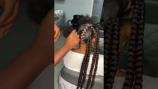 Box Braids Vs Style style hairbraider cornrowstyles boxbraids braids ladies girl women fyp [upl. by Eardnoed]