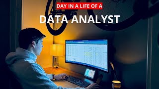 Day In A Life As A DATA ANALYST  Relaxing Productive Day [upl. by Platus61]