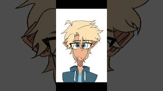 Drawing a guy with blonde hair art artist drawing digitalart shorts [upl. by Dorolice]