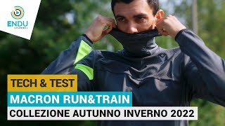 Macron RunampTrain Collezione Uomo Autunno Inverno 2022 [upl. by Nylorak]