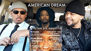 21 SAVAGE  AMERICAN DREAM  REACTION  REVIEW [upl. by Ailicec198]