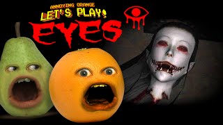 Annoying Orange and Pear Play  EYES Horror game SHOCKTOBER [upl. by Sybille]