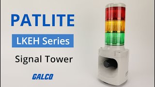 PATLITE LKEH Series LED Signal Tower [upl. by Etana417]