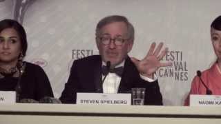 Cannes 2013  Steven Spielberg explains the choice of the Palme dor [upl. by Mahon]