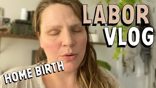 Early Labor Contractions Vlog  Home Birth 41 Weeks Pregnant [upl. by Terryl331]