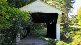 Smallest commercial covered bridge in NH [upl. by Kokaras]