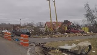 Clarksville Tennessee tornado aftermath December 9 2023 [upl. by Ahab318]