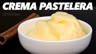 Cómo hacer Crema Pastelera fácil y rápida [upl. by Nancee875]