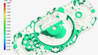 Moldex3D Pack Simulation of Volumetric Shrinkage [upl. by Jezebel]