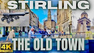 4K STIRLING Scotland 2023A Virtual Walking Tour 🚶‍♂️ of the Old Town [upl. by Younglove496]