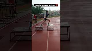 Long jump speed workout  viral videos  athletics  Olympic  motivation  trending  short [upl. by Leibman279]