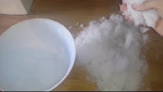 Make Fake Snow With Sodium Polyacrylate [upl. by Snilloc744]