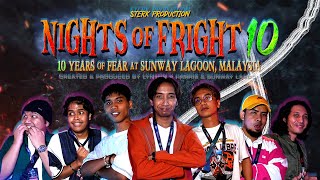 Sterk Vlog  Episode 24 STERK PERGI NIGHTS OF FRIGHT 10 VLOG PALING DINANTIKAN SETIAP TAHUN [upl. by Eimmij]