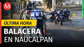 Reportan balacera en Naucalpan hay una persona sin vida [upl. by Ninaj628]