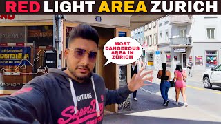 Zurich RED LIGHT AREA In Langstrasse Nightlife Switzerland  First Impression Of Zurich 🇨🇭 [upl. by Krys328]