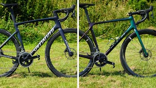 Giant TCR vs Specialized Tarmac SL7 shootout teaser shorts [upl. by Retnuh]