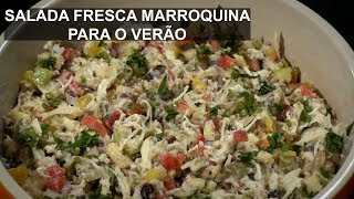 SALADA FRESCA MARROQUINA PARA O VERÃO [upl. by Tammie]