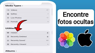 Como encontrar fotos ocultas no iPhone iOS 18 [upl. by Enelram]