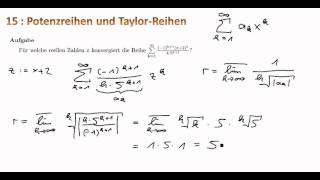 Mathe I 151  Potenzreihen [upl. by Callan]