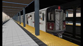 openbve 5 local train R142 FLATBUSHBROOKYLN COLLEGE to BRONX WOODLINE THE 4 LINE [upl. by Whang221]