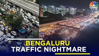 Bengaluru Traffic Nightmare Bengaluru Hit By Massive Traffic Jam Ahead of Long Weekend  N18V [upl. by Leede]