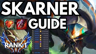 HOW RANK 1 SKARNER CARRIES WITH 72 WINRATE IN CHALLENGER [upl. by Nahttam412]