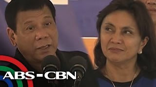 ANC Live Duterte teases Robredo about being single [upl. by Lledyl]