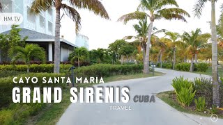 Grand Sirenis Cayo Santa Maria allinclusive Cuba Travel walk tour in a family resort review [upl. by Julius]