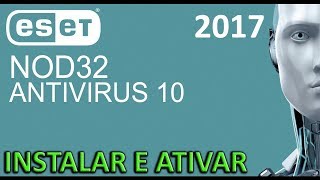 como instala ESET NOD32 antivirus e crackear [upl. by Domonic]