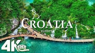 Croatia 4K Ultra HD  Relaxing Music With Beautiful Nature Scenes  4K Nature Relaxation [upl. by Atneuqal544]