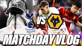 ABSOLUTLY FRUSTRATING IM FUMING 🤬🤬 Tottenham 12 Wolves EXPRESSIONS MATCHDAY VLOG [upl. by Notsua]