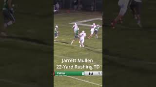 Jarrett Mullen 22Yard Rushing TD hsfootball highschoolfootball wosn ohio [upl. by Hgielah]