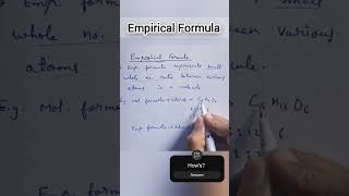 Empirical formula boards science chemistry [upl. by Prestige]