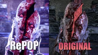 Lollipop Chainsaw RePop vs Original All Bosses Side by Side Comparison  4K60ᶠᵖˢ [upl. by Aryt]