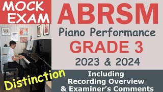 ABRSM 2023amp2024 Piano Performance Grade 3 Mock Exam recording tips amp examiners comments included [upl. by Morez873]