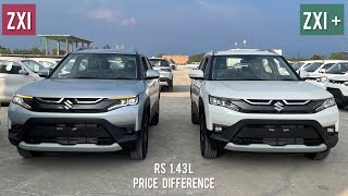 New Maruti Suzuki Brezza 2022 🔥 Brezza Zxi vs Zxi Plus  Variants Comparison Rs 143L Price Gap😳 [upl. by Liris]