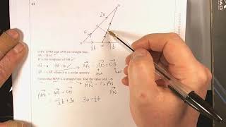 March 2018 Mock P3H Q21 Working with Vectors and Scalars [upl. by Dottie]