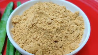 Easy Side Dish Recipe  How To Make Tasty Pirandai Podi Adamant Creeper Rice Mix Powder [upl. by Rambow]