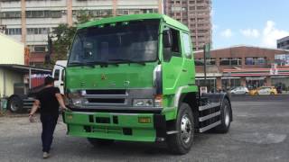 三菱6輪拖頭  USED FUSO Tractor truck head  6V680  6D22  RECON [upl. by Lawford317]