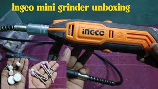 ingco mini grinder unboxing [upl. by Parsons16]