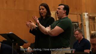 The Met Live in HD Tosca  In Rehearsal [upl. by Wally]