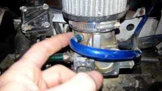 Modifying A Briggs Opposed Twin Carb [upl. by Rimahs]