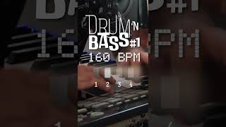 160 BPM Drumn Bass Drum Loop 1 🥁 44  Drum Beat for Musicians Teachers Producers Practice [upl. by Calypso]