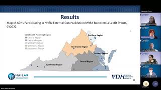 Webinar NHSN External Data Validation Results  MRSA Bacteremia LabID Events 2022 [upl. by Darrej]