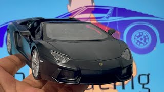 124 LAMBORGHINI AVENTADOR LP7004 ROADSTER  MAISTO  REVIEW [upl. by Bohlen]