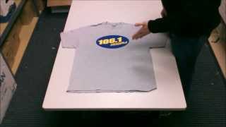 Life Hack Test  Folding a Shirt in Under Two Seconds [upl. by Aara879]