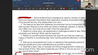 College Application Essays Tips for Getting Started livestream excerpt [upl. by Notlimah]