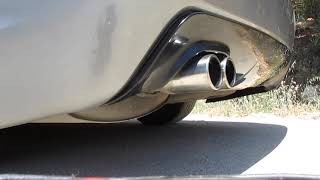 BMW E60 530D Exhaust sound Only catalyst removeddecat [upl. by Briant]