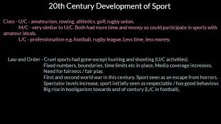 20th Century Development of Sport [upl. by Cherianne145]