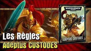 Preview découverte des règles du nouveau Codex Adeptus Custodes 2018 en Vf [upl. by Mills]